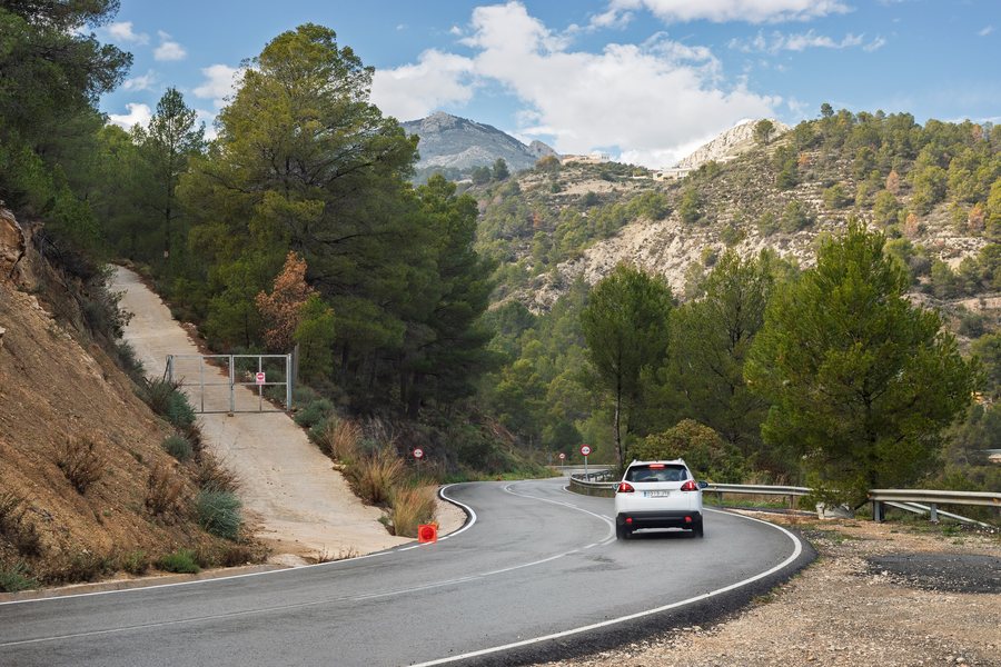 File:Road CV-715 in Bolulla, la Marina Baixa, Alicante, Valencia, Spain, 2025 February.jpg